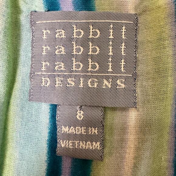 Rabbit Rabbit Rabbit Designs Vintage Blue Scenery Fit to Flare Short Dress 8 - Picture 10 of 12